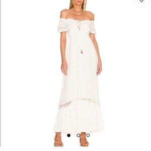 Free People “Moon Light Maxi” White, size M